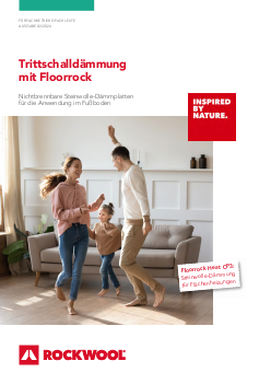 Broschüre Trittschalldämmung mit Floorrock